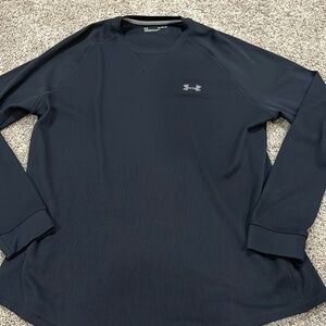 Under Armour men’s black waffle shirt. Size XL.